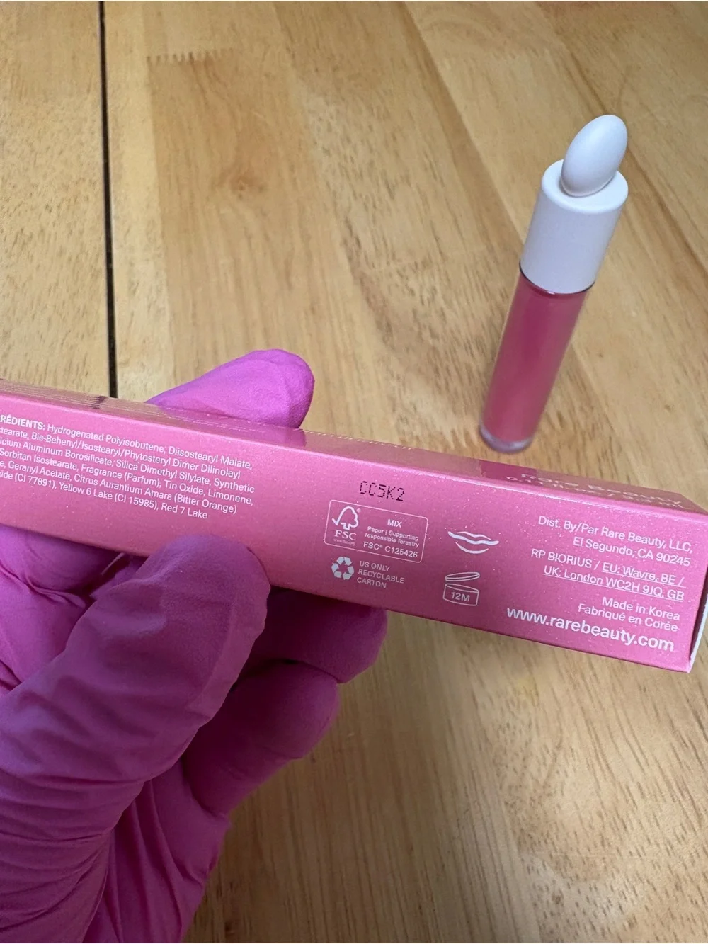 Rare BeautY Positive Light Luminizing Lip Gloss FLICKER, 0.11oz, BNIB, AUTHENTIC